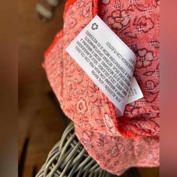 Country Cowgirl Fall Cottagecore Western Women Red Floral Wrap Ruffle Balloon S - Picture 15 of 16